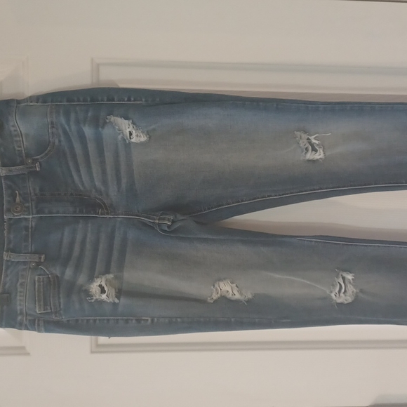 Maurices high-rise distressed skinny jeans, size S-R - Picture 2 of 7